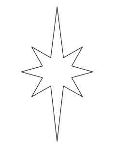 Elongated Star Tracing Shape Pdf, Free Vectors File